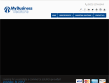 Tablet Screenshot of mybusinessventure.com
